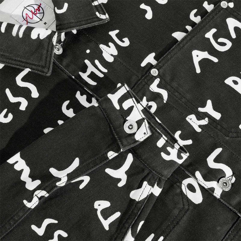 Polar Sad Notes Patrik Jacket [Black/White]