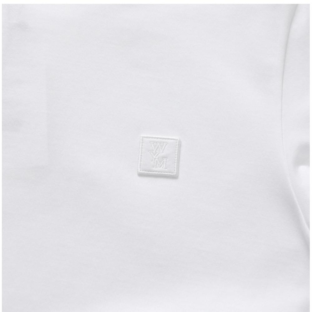 Woo Yeong Mi M241tS09 715w luMinouS Back Logo Women S Short Sleeve Tee