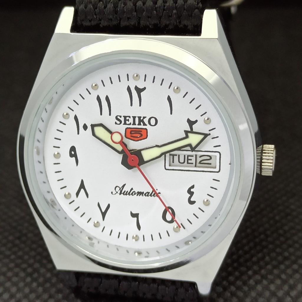 REFURBISHED VINTAGE SEIKO 5 AUTO 6309A JAPAN MENS ARABIC WATCH 533c-a279894-9 SKU533c-a279894