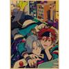 Retro Japanese Sports Anime Skateboard Poster - Infinite Mural Decoration