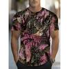 Mens Anime Water Warrior Girl 3D Print T Shirt Stylish Crew Neck Short Sleeve Casual Graphic