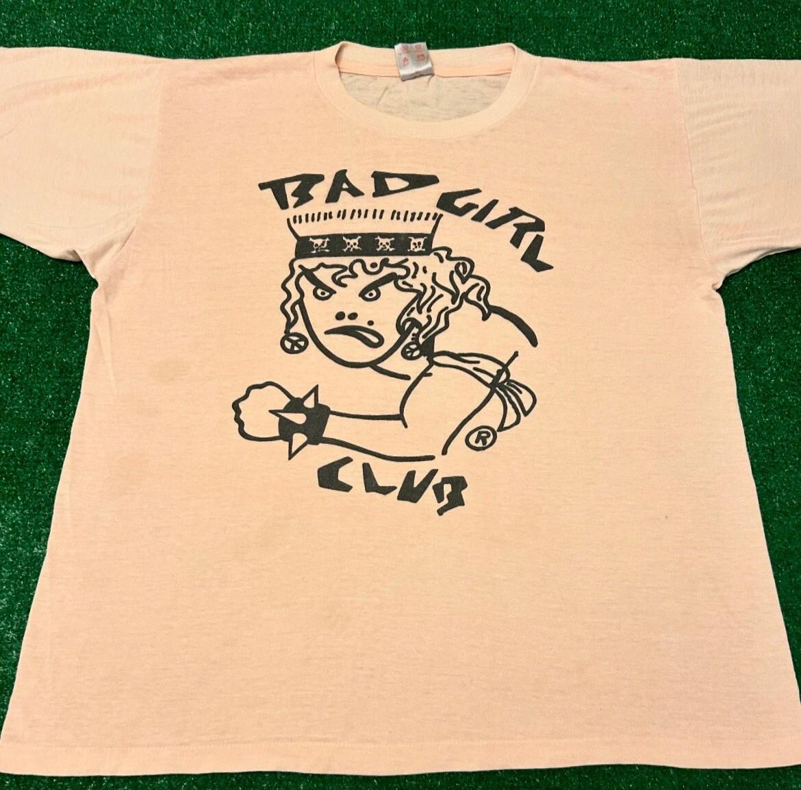 Vintage 80s 90s Bad Girls Club Cartoon Graphic Punk Rock VTG Shirt Size Large 4XL