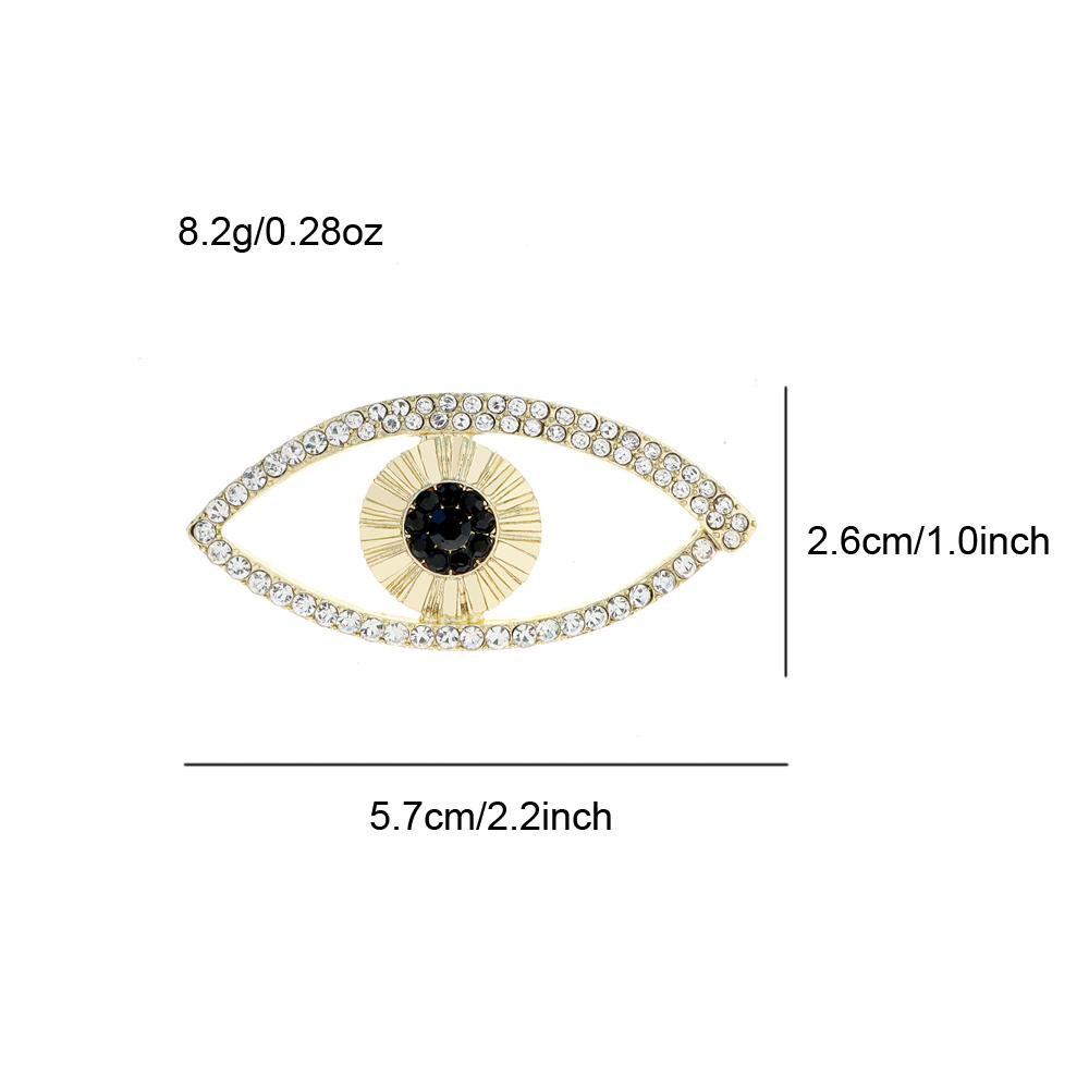 New Rhinestone Big Eye Brooches For Women 2 Colors Available Fashion Summer Coat Pin High Quality