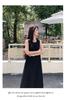 Women's Casual Sleeveless Pleated A-line Dress with Hollow-Out Design