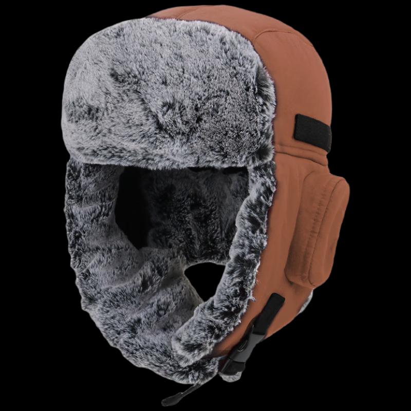 Winter Warm Faux Fur Lei Feng Hat