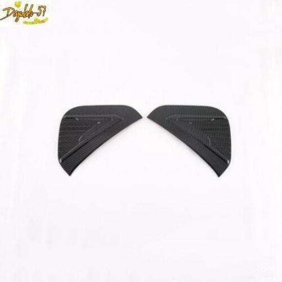 Carbon Fiber Side Charging Plug Port Cover Trim For Toyota bZ4X 2024