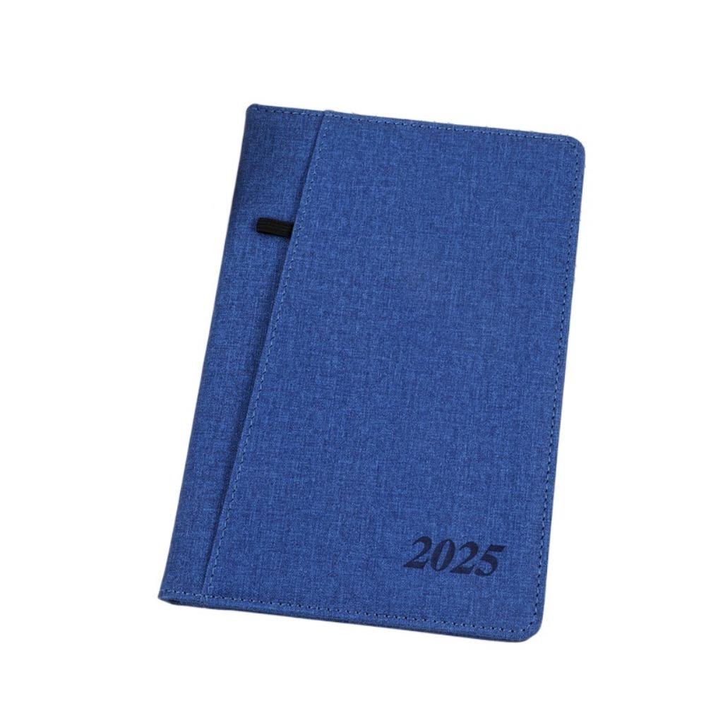 

Мягкая обложка из ПУ 2025 Ежедневник 156 страниц 12-месячный планер Студент синий