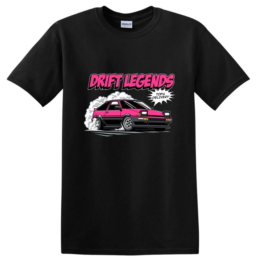 Drift Legends T Shirt Pink Car Tofu Delivery Design Graphic Tee Retro Style XXXL