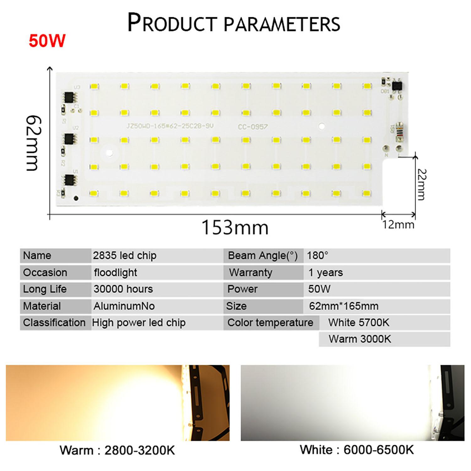 LED COB Chip 10W 20W 30W 50W 70W 100W 30-32V Licht Perlen SMD Kalt Weiß Warm Weiß 100LM/W DIY Für Led-lampe Flutlicht Scheinwerfer