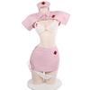 Sexy Nurse Cosplay Uniform with Erotic Nurse Mini Halloween Pink [SENMHS] Bondage, Costume, Skirt, Lingerie, Women's, Costume, Photoshoot,