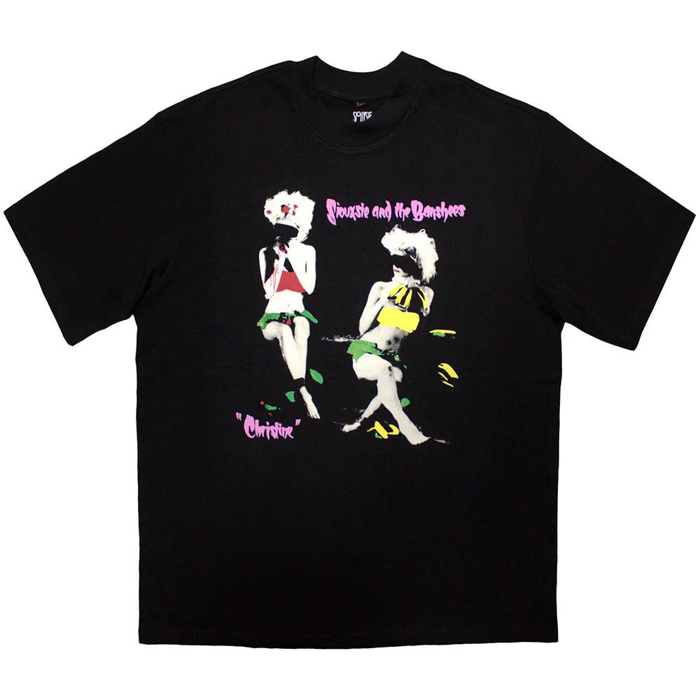 Siouxsie & The Banshees Oversized T-Shirt: Christine (Black) OFFICIAL NEW S