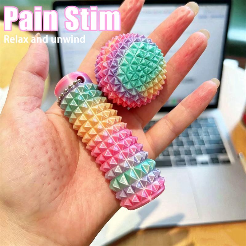 Pain Stim Fidget Spiky Sensory Stick Skin Picking Fidget Sensory Toy Body Focused Repetitive Behavior Relief Portable Mini Gift