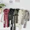 Harajuku Spicy Girl Scarf Soft Plush Knitted Scarves Sweet Long Narrow Scarves  Outdoor