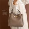 Vita Felice Handbag for Women [VITAFELICE] 3-Space 2-Way inb-10031p (Mocha)