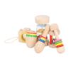 Kids Musical Instrument Toy Wooden Music Sand Hammer Rattle Bell Toys Set Kit for Home Travel