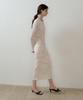 Riorg Batd Lots Shirring Skirt Cream