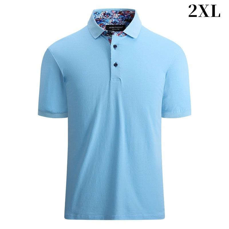Mens Polo Shirts Short Sleeve Regular Fit Fashion Designed Shirt