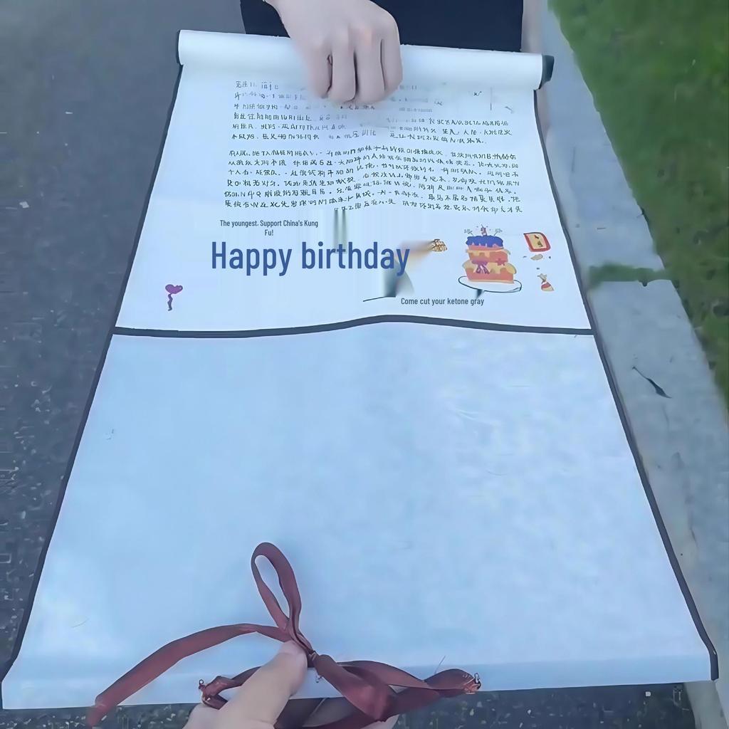 Newcomer Discount: Extra Long 1 Meter Handwritten Love Letter Scroll DIY Kit