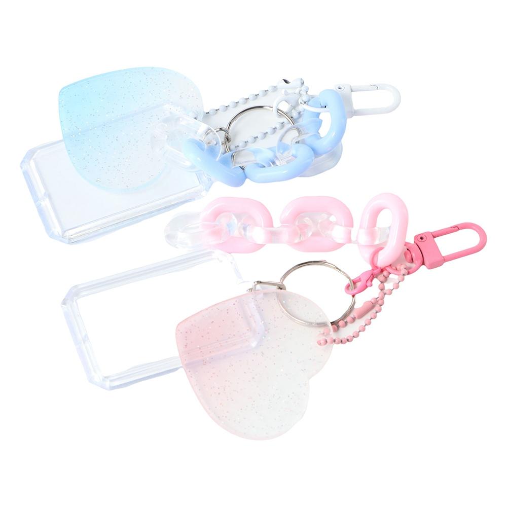 Photo Sleeves Student Card Case Collect Keychain ID Holder Pendant Photocard Holder Card Sleeves