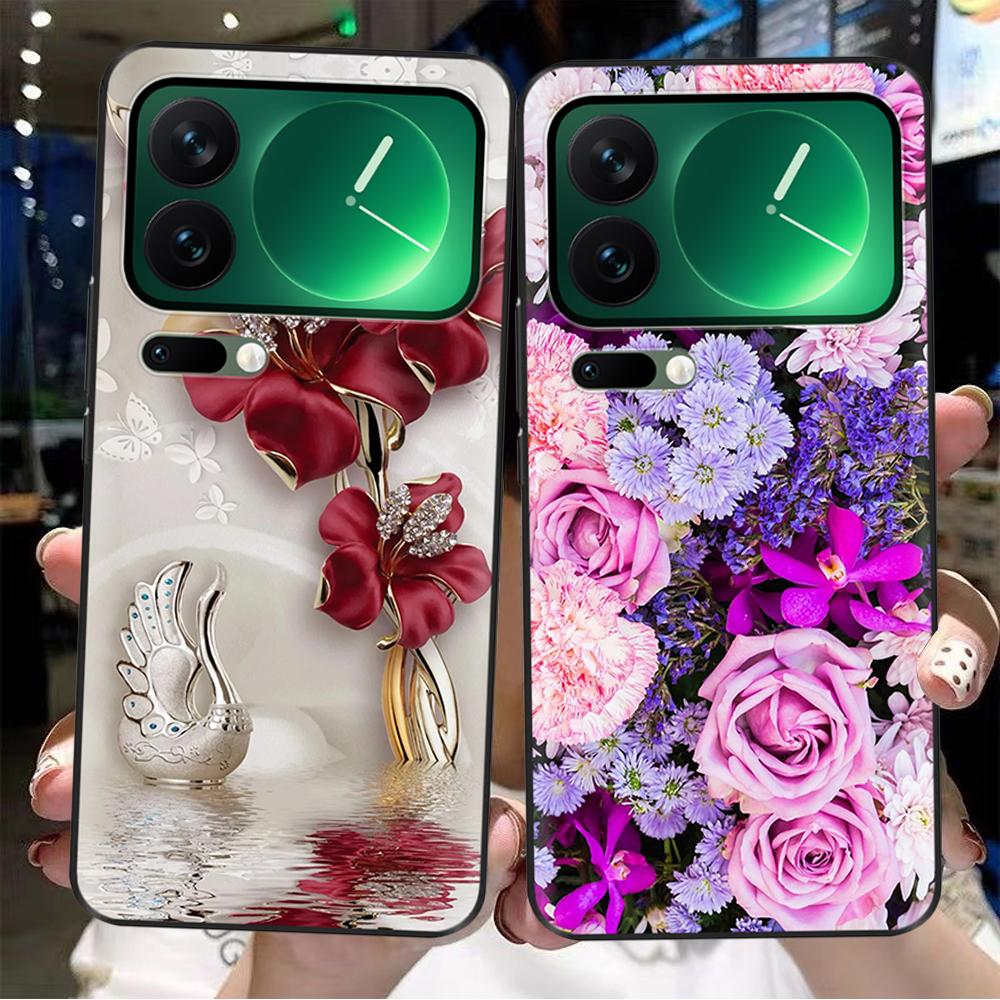 Pour Xiaomi 17 Pro Max 17 Pro Étui Motif Mode Fille Étui de Téléphone Souple pour Xiaomi Mi 17 Mi17 Pro Max Coque Arrière Antichoc