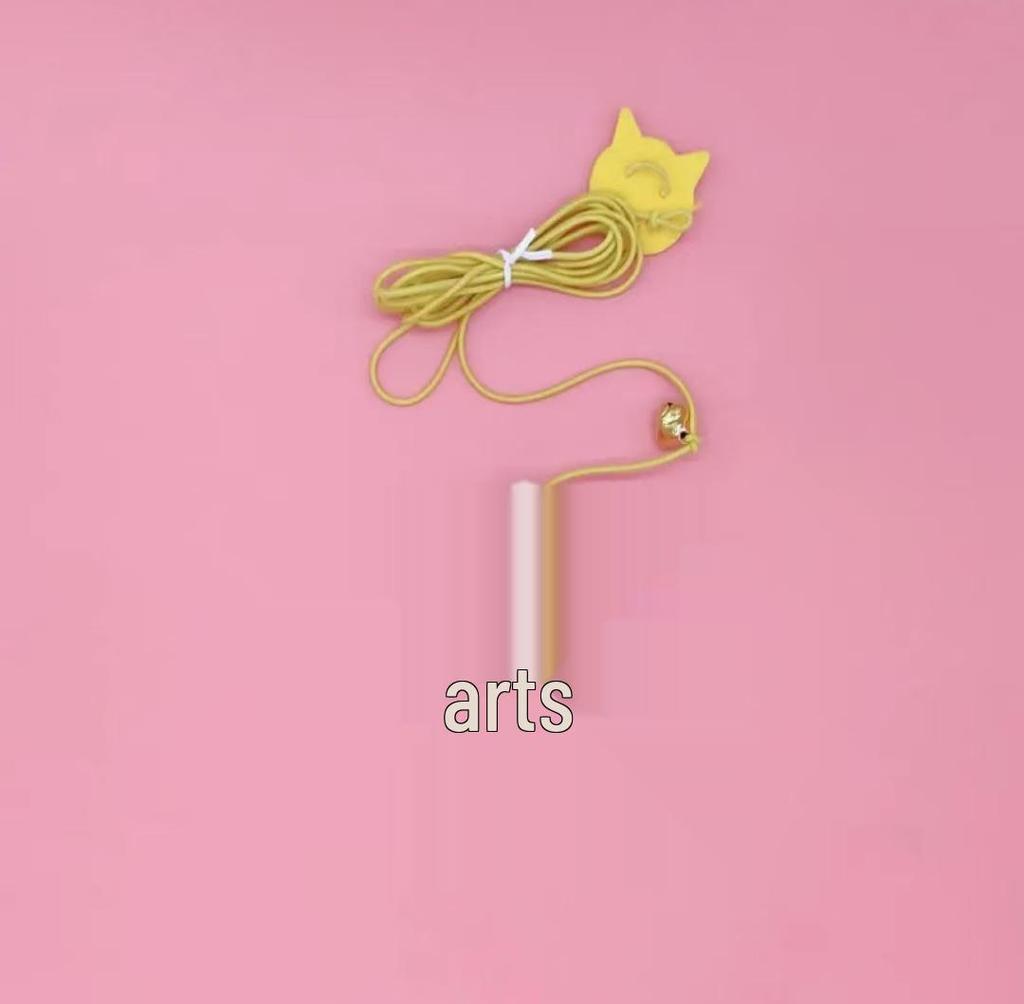 Kitten Door-Hanging Swing Teaser: Elastic Feather and Bell Toy for Self-Entertainment