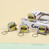 Mini 1 Meter Keychain Tape Measure Electroplated Portable Inch & Metric Dual Scale Small Pocket Steel Measuring Tool