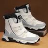 Men's Boots High Top Couple Snow Boots Plush Warm Large Size  Waterproof Anti Slip Platform Comfortable Men Shoes