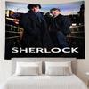 Sherlock Print Tapestry, Backdrop, Easy Setup, Ideal for Bedroom, Office & Living Room, with Aesthetic Wall Hanging Decor.
