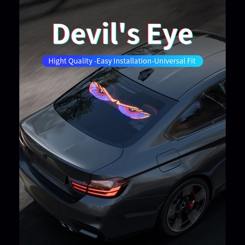 Lumină LED Interior Auto Panou LED Flexibil Lumini Ochi de Diavol Lampă Decorare Auto
