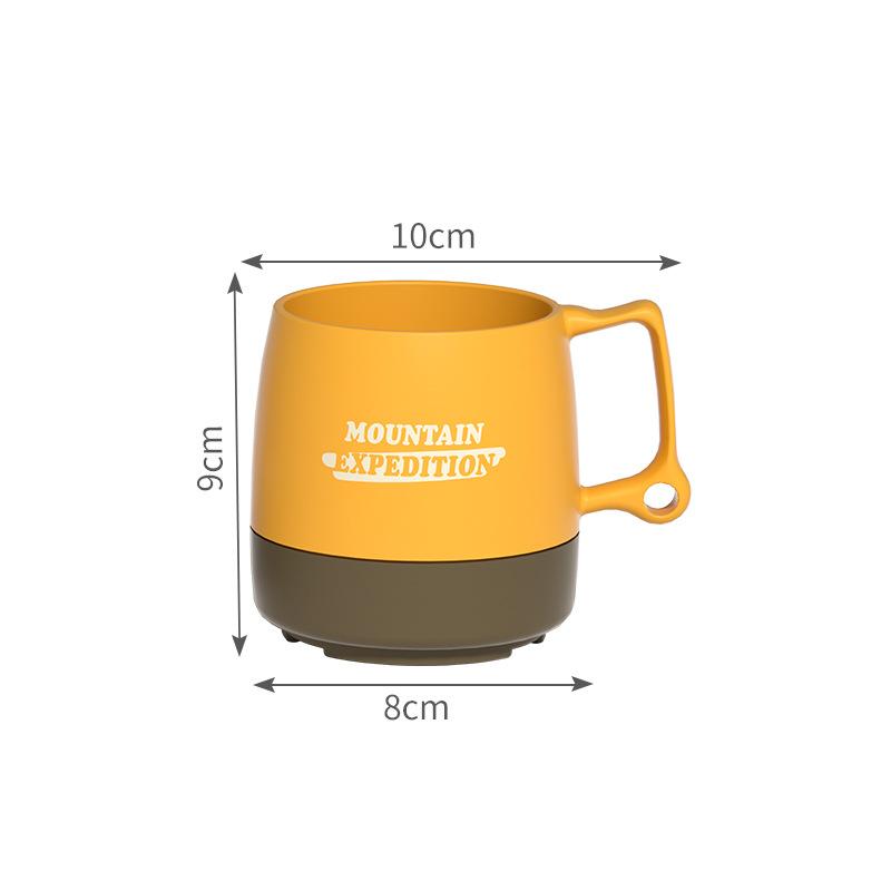 Outdoor Portable Water Cup Coffee Cup Travel Mug Camping Portable Tea Cup Eco-Friendly Design Home Use Couples Picnic