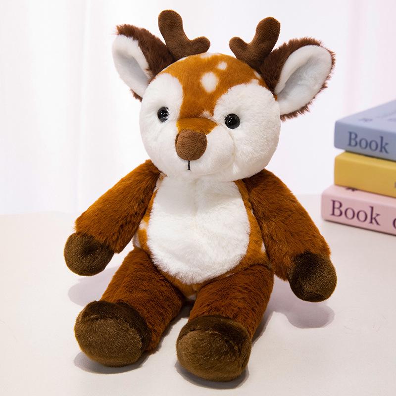 Sevimli Orman Hayvanı Peluş Bebek: Çocuklar İçin Yaratıcı Hediyelik & Erken Eğitim Oyuncağı