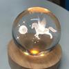Crystal Ball USB Night Light Romantic Desktop Ornaments Unique Anniversary Gift