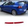 ABS Auto Auto Stoßfänger Hinten Reflektoren Streifenlicht Lampe Links Rechts Rot Für Volkswagen VW Golf 5 V MK5 R32 Nur 2006-2009 2 Stück/Set
