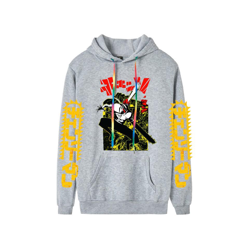Chainsaw Man Hooded Sweatshirt - European Size Unisex Spring/Autumn Pullover
