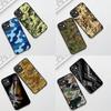 Cover Camo Militärmuster Armee Tarnung für Samsung Galaxy S22 S21 S20 Fe Ultra S9 Plus + A13 A22 M21 M31 M55 M15 Handyhülle