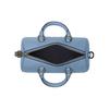 Coach Rowan 25 Logo Print Zipper Closure Leather Boston Bag Crossbody Handheld Shoulder Bag Small Women bags Blue CR206-QBCFL