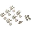 6 Guitar Tuners Vintage-Style Strat/Tele Tuners, Nickel,