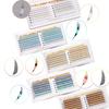 Glitter Color Comic Eyelash Spire Spike Premade Lashes Fan Tower Feather Shaped Eyelash Extension Anime False Lashes