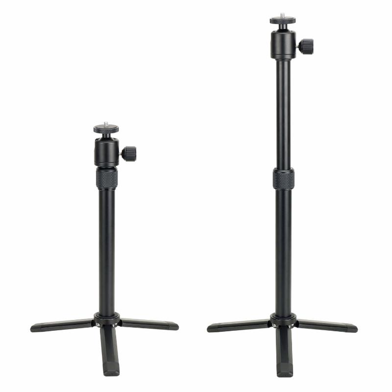 Adjustable Tripod Extension Tube Extender Handle Pole Handheld Telescopic Stick Rod Aluminium For Gimbal Tripod Phone