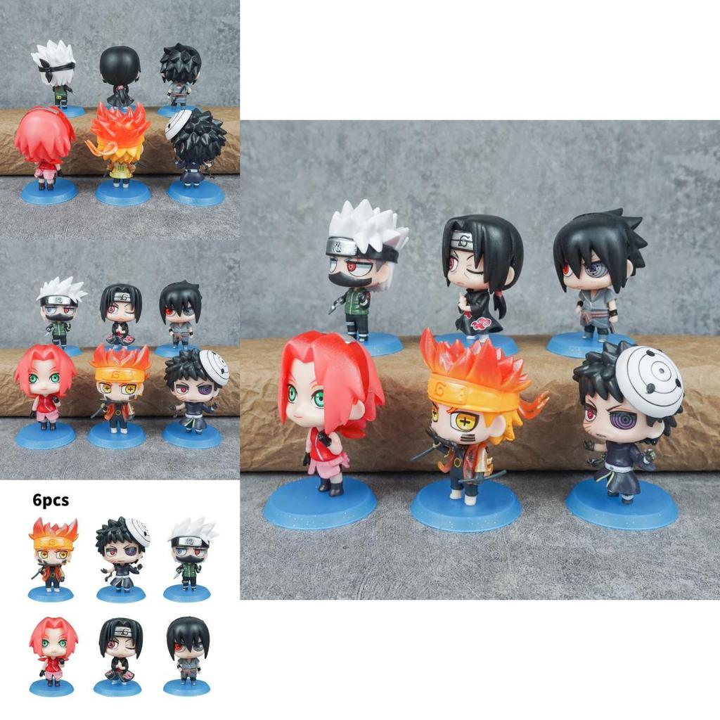 Naruto Pvc Figure Set With Assembly For Collectors And Anime Merchandise
