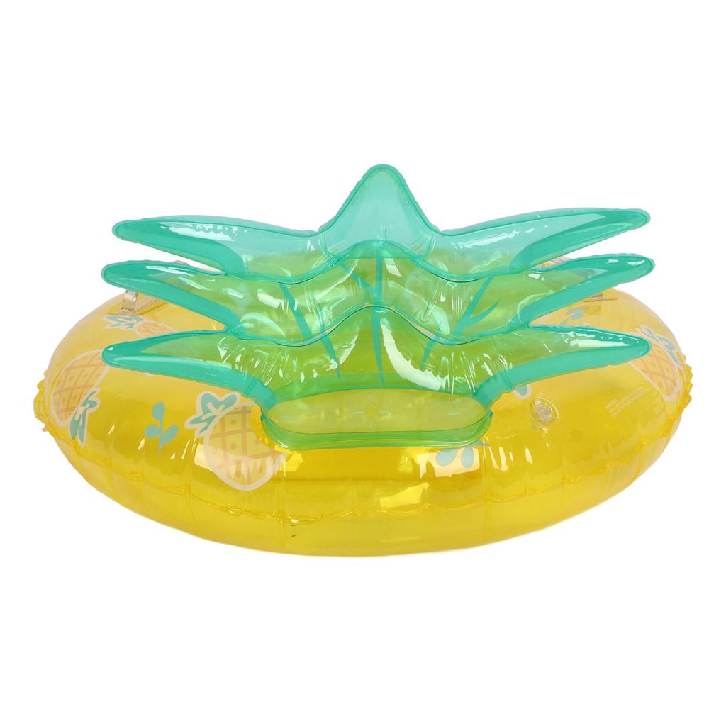 Thickened PVC Baby Swimming Ring Inflatable Baby Pool Float Sponge Bottom Seat Float Ring with Handle