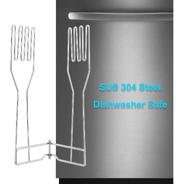 Kitchen Gloves Drying Rack, SUS 304 Stainless Steel Dish Gloves Holder