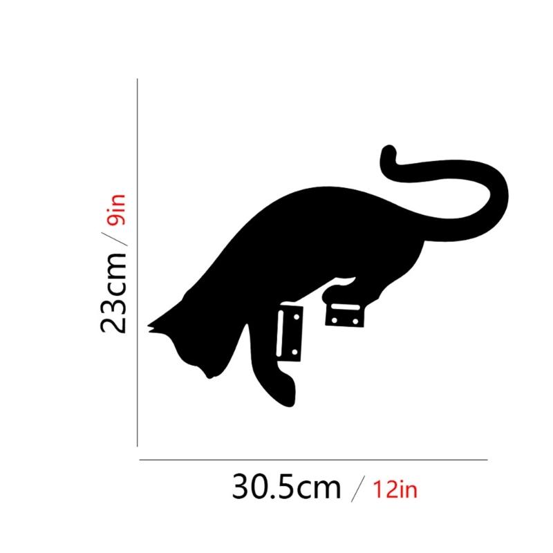 Metall Garten Dekorationen Metall Hof Tiere Gartenstecker Katze Hof Dekorationen Outdoor Gartenstecker für Blumenbeete Rasen