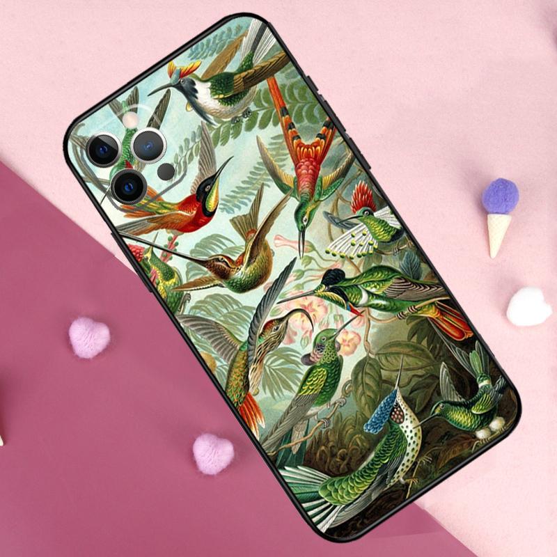 Hummingbird Phone Case For iPhone 17 Pro Max 11 14 15 16 Pro Max Plus 12 13 Mini 17 Air 16e Back Cover