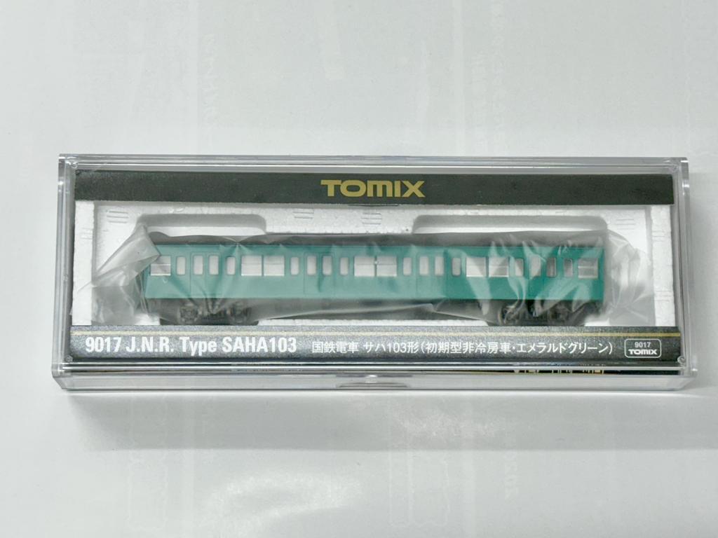TOMYTEC TOMIX N Gauge JNR Saha 103 Series Early Model Car Emerald Green 9017 Model Train Non-Air-Conditioned