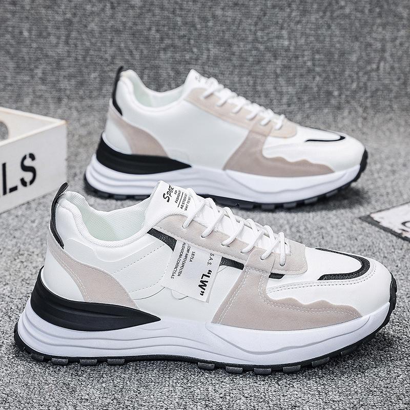 Spring New Man's Chunky Sneakers Comfortable Soft Lightweight Hard-wearing Casual Sports Shoes Trendy Versatile Vulcanized Shoes