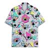 Retro Disco Music Cube Hawaiian Shirts For Men Galaxy Pop Skateboard Mens Hawaiian 80s 90s Shirts Short Sleeve Hip Hop Shirts