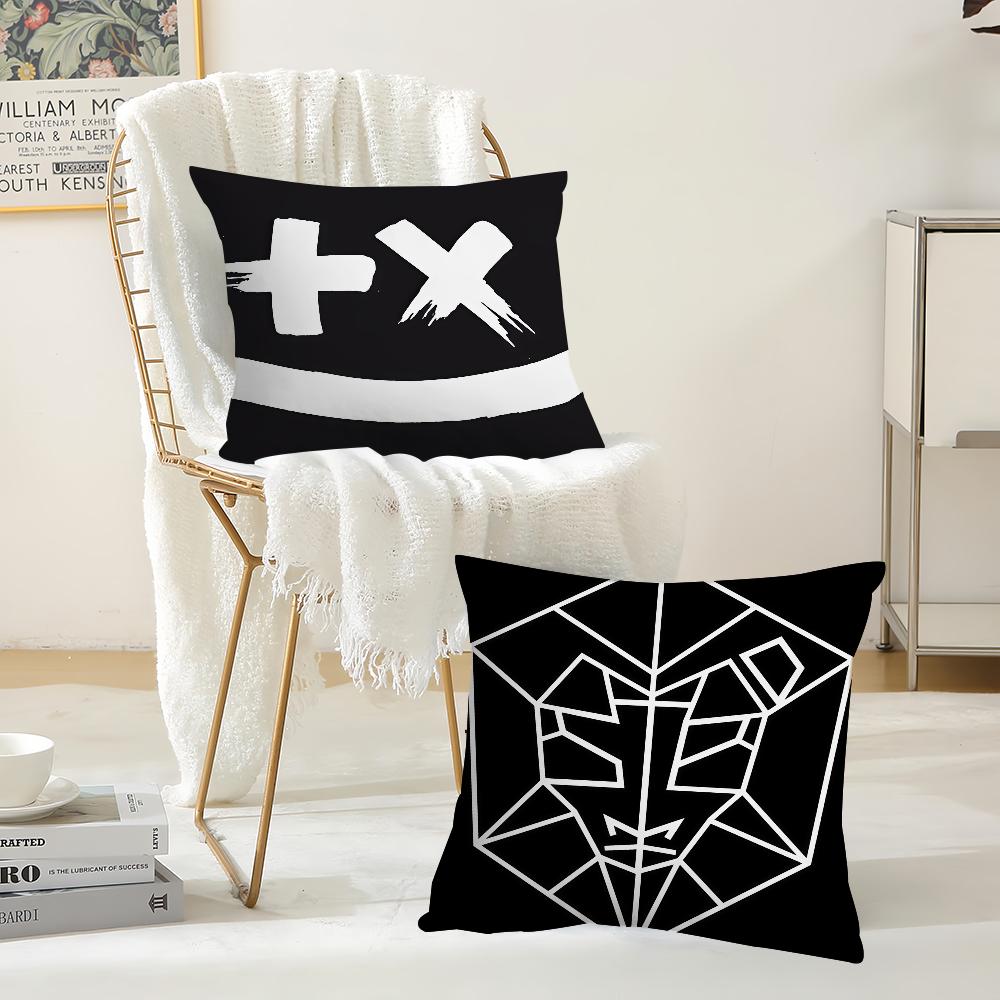 Dutch disc jockey M-Mar T-Tin G-Garrix Pillow Case Office Cushions Suitable For Sofa Car Bedroom Decorative Cushion Cover