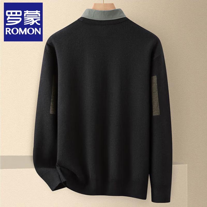 Luomeng Men's Fall/Winter Wool Blend Tops