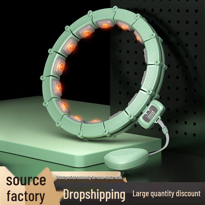 Adjustable Weighted Hula Hoop for Slimming and Fitness – Unisex